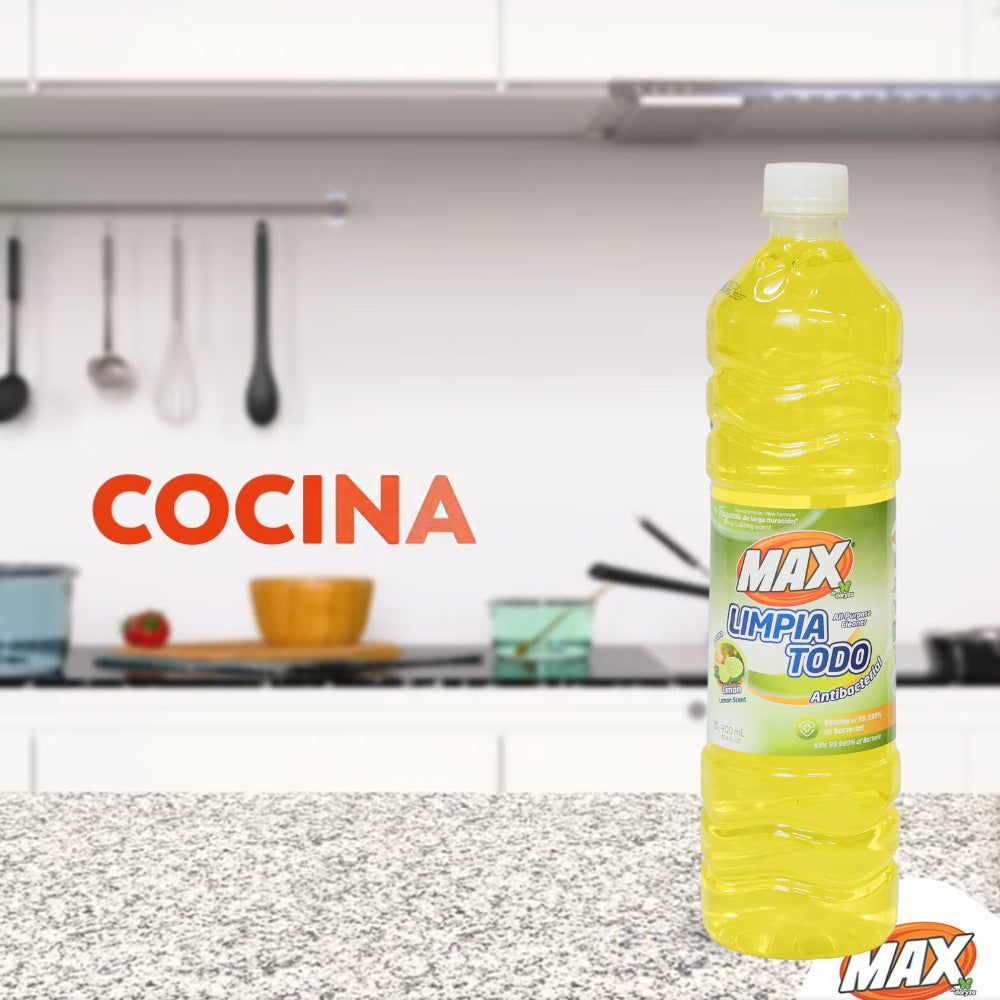 Limpia Todo Líquido Piso Antibacterial 900 Ml Aroma Limón