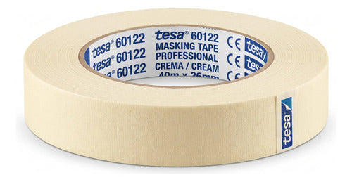 Cinta Enmascarar Masking Tape Tesa 40m X 36mm Crema