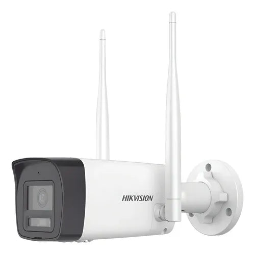 Cámara Ip Hikvision 4mp Wifi Luz Dual 30m Exterior Blanco