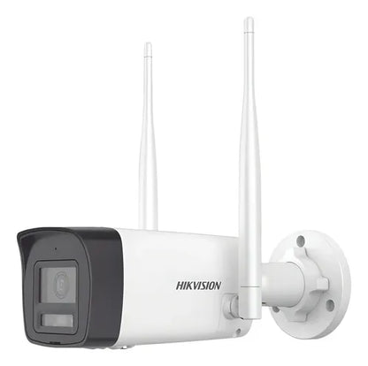 Cámara Ip Hikvision 4mp Wifi Luz Dual 30m Exterior Blanco