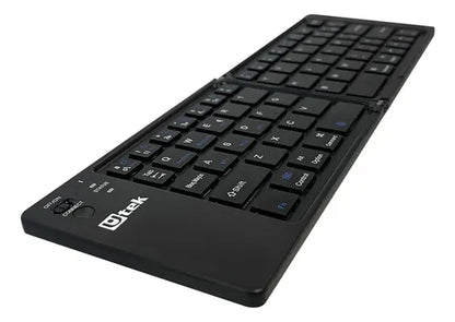 Mini Teclado Slim Bluetooth Plegable Inalámbrico Español Negro Español Latinoamérica