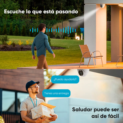 Cámara Seguridad Domo Wifi H4 2k Audio Bidireccional Ezviz Blanco