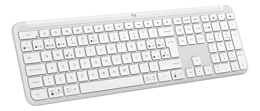 Teclado Inalámbrico Signature Slim K950 Logitech Blanco