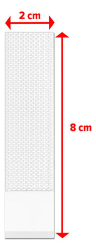 Tiras Adhesivas Click Colgar Cuadro 4x2 Medium Tesa Blanco
