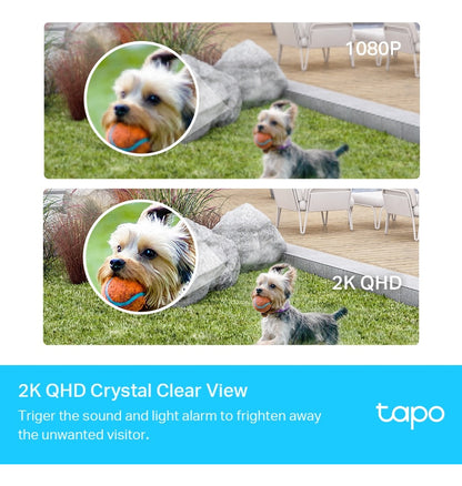 Sistema Cámara Vigilancia Wifi Tp-link Tapo C420s2 C/batería