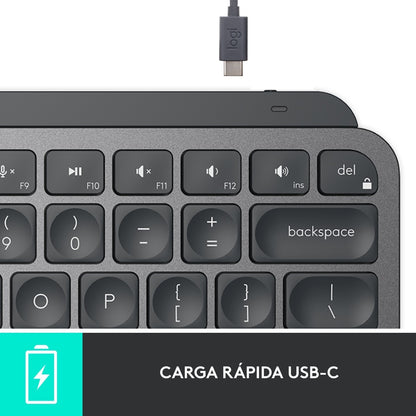 Teclado Compacto Bluetooth Logitech Mx Keys Mini Grafito