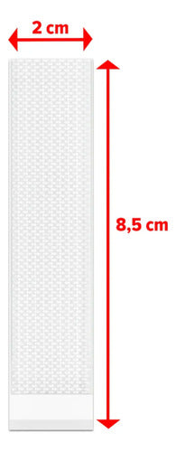 Tiras Adhesivas Click Colgar Cuadro 4x2 Large Tesa Blanco
