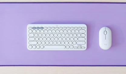 Mouse Pad Alfombrilla Escritorio Grande Logitech Lavanda