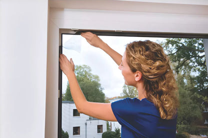 Malla Mosquitera Ventanas 1,3m X 1,5m Tesa Blanca