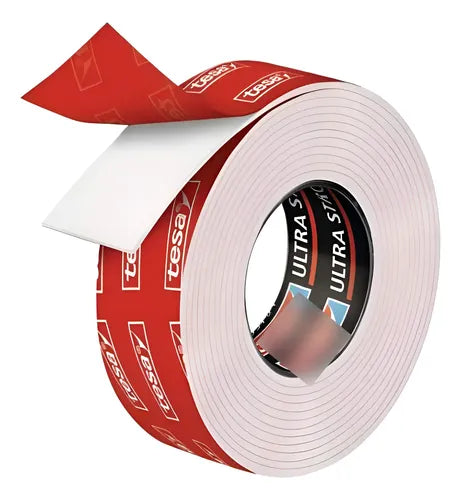 Pack 2 Unidades Cinta Adhesiva Doble Cara 1,5mtx19mm Tesa Blanco