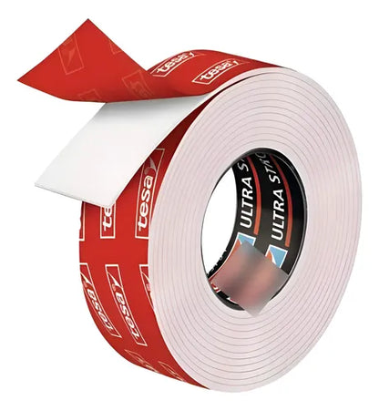 Pack 2 Unidades Cinta Adhesiva Doble Cara 1,5mtx19mm Tesa Blanco
