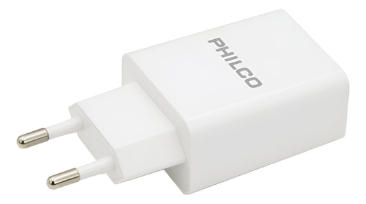 Cargador Pared Tipo C Carga Rápida Philco Sin Cable