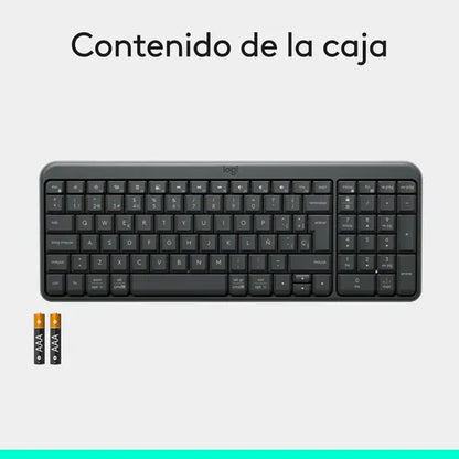 Teclado Inalámbrico Bluetooth Logitech K250 Negro Español España