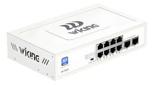 Switch 8fe Poe+ (76w) 250mts + 2fe No Administrable Wiking