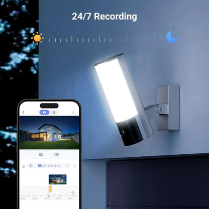 Cámara Lámpara Seguridad Wifi Dual Band El3 2k Ezviz Negro