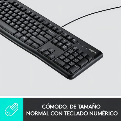 Teclado Alámbrico Usb Qwerty Español K120 Logitech