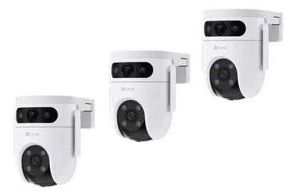 Pack 3 Cámaras Seguridad Exterior H9c 3k Full Hd Wifi Ezviz Blanco