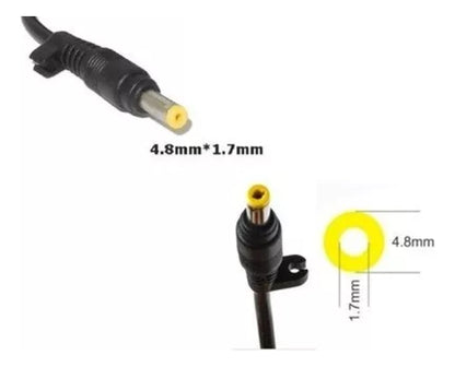 Cargador Compatible Hp 18.5v 3.5a 65w Punta Amarilla Cert