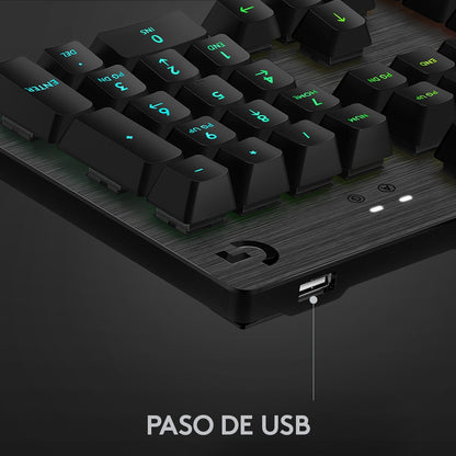 Teclado Gaming Mecánico Rgb Logitech G513 Carbón Español