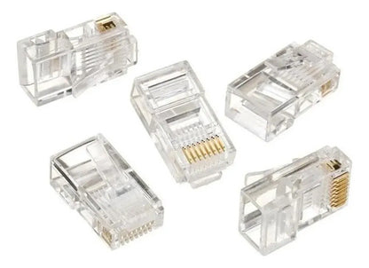 Conectores Rj45 Cat6 Plug Bolsa 100 Pcs Ulink Ul-ntw20500