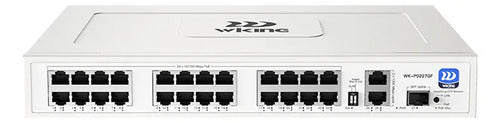Switch 24 Puertos Poe 270w Hi-poe 60w Modo Extend 250m Cctv