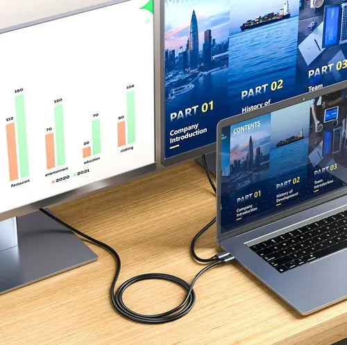 Cable Usb-c A Hdmi 4k 60hz 1.8m Ulink Negro Modelo Ul-chdmi180