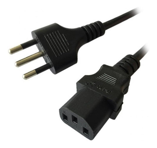 Cable Fuente Poder Pc Cargador Cobre Reforzado 1.8 Mt