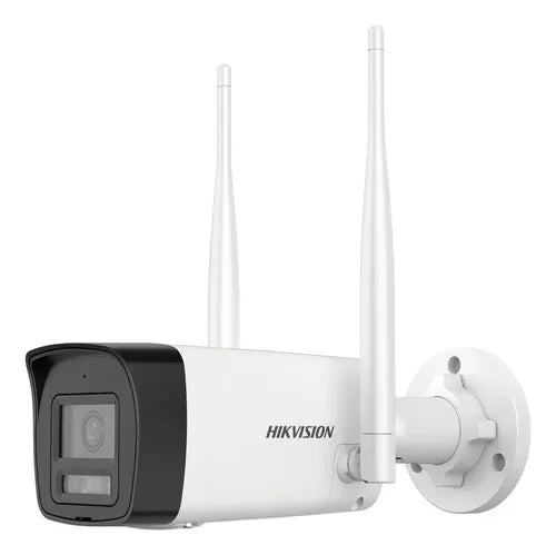 Kit Nvs Hikvision Nks422w03h Wifi 2mp Cámara Pt Audio Blanco