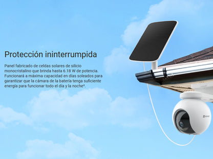 Panel Solar Ecológico Carga Type-c Ezviz Uso Exterior