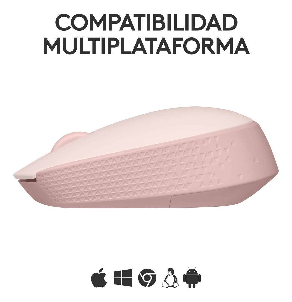 Mouse Inalámbrico Usb Logitech M170 Rosado