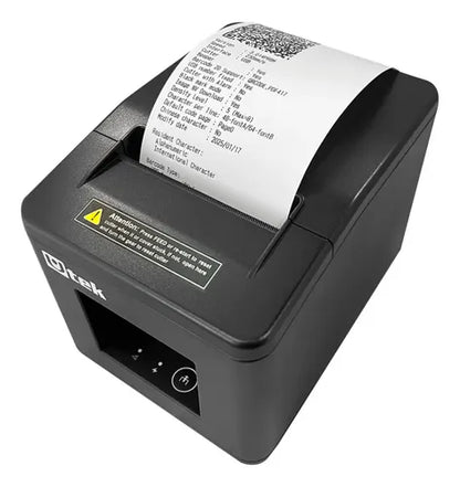 Impresora Térmica 80mm Usb 230mm/s Utek Mod Ut-prt510u Pos Negro