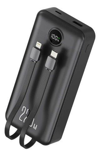 Power Bank 20000mah Bestlink 22.5w Carga Rapida Pantalla Negro