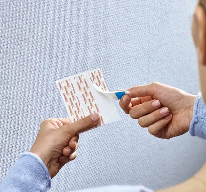 Blíster Clavo Adhesivo Ajustable Pared Yeso 1kg X8 U. Blanco