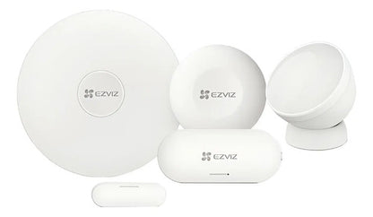 Kit Alarma Sensores Hogar Puerta Botón Inteligente Ezviz Blanco