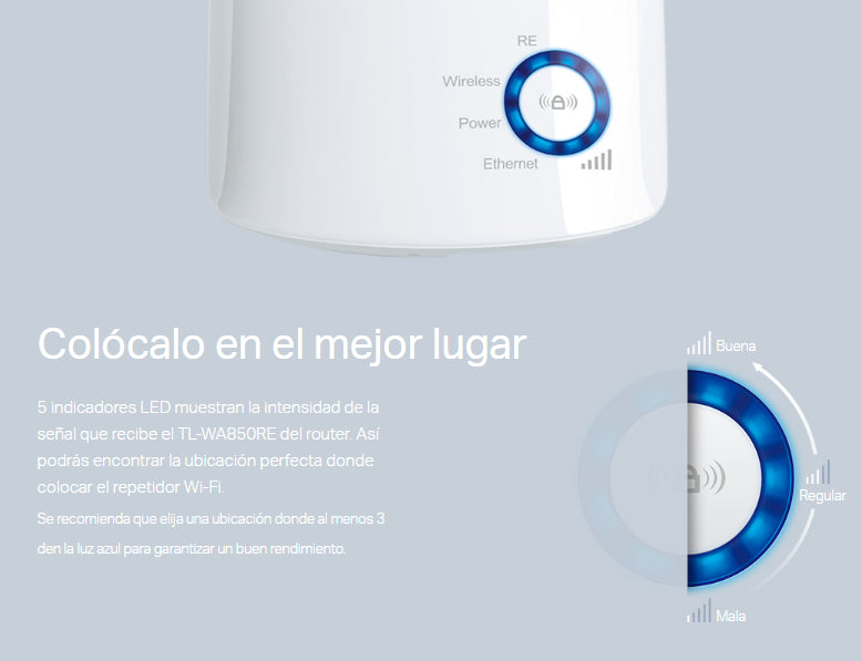 Extensor Cobertura Señal Wi-fi Tp-link Tl-wa850re Universal