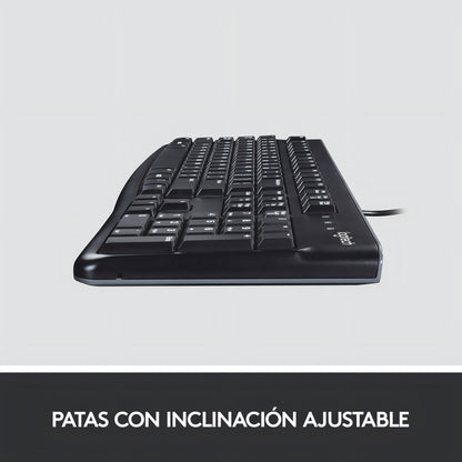 Teclado Alámbrico Usb Qwerty Español K120 Logitech