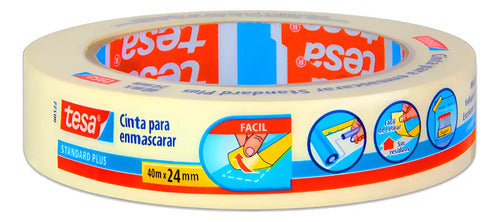 Cinta Papel Enmascarar Masking Tape 24mm X 40m Tesa