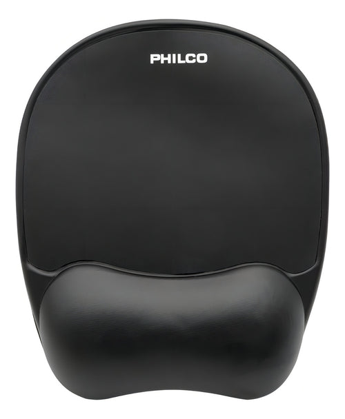 Mouse Pad Con Apoyo Muñecas Ergonómico Gel Negro Philco