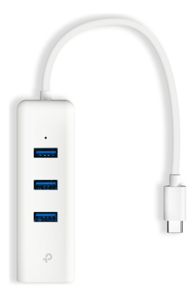 Adaptador Usb Tipo C A 3 Puertos Usb Rj45 Gigabit Ue330c
