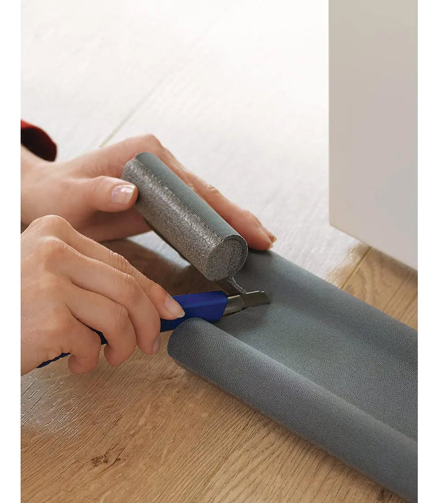 Pack 2 Unid Protector Puerta Aislante Termico Gris Tesa