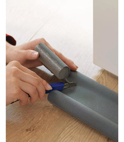 Pack 2 Unid Protector Puerta Aislante Termico Gris Tesa