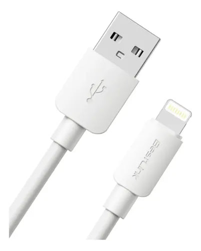 Cable Usb-a A Lightning 2 Metros Bestlink 2.4a Carga Rápida Blanco