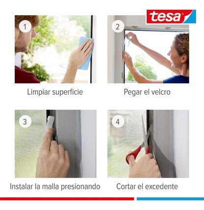 Malla Mosquitera Puertas Negra 2 X 0,65m X 2,5m Tesa