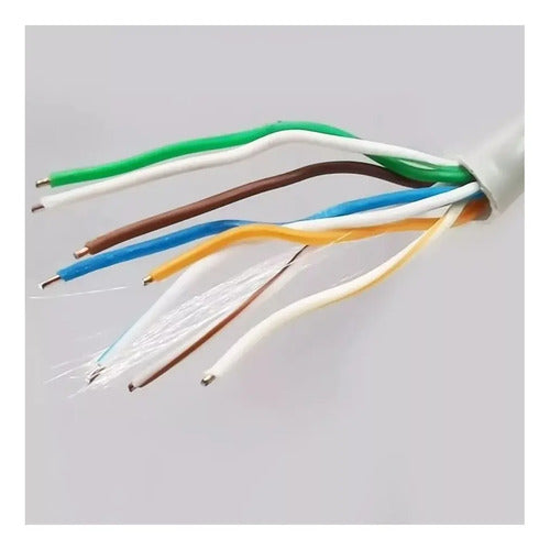 Cable Utp Red Interior Cat5e 305 Mtrs 24 Awg 4x2x0,48mm Cca