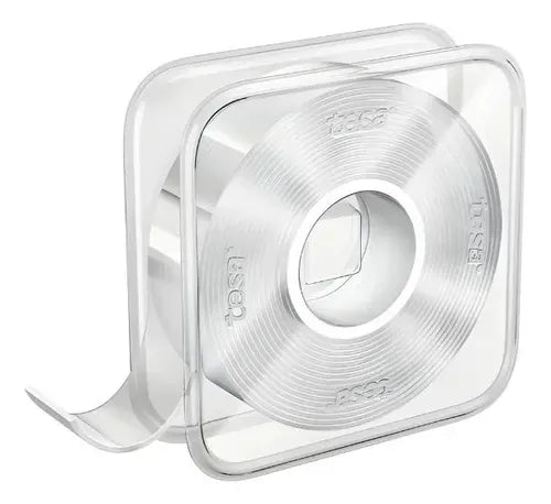 Pack 2 Cintas Adhesivas Doble Faz Tesa Transparente 3mx30mm Transparente Lisa