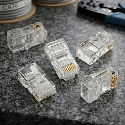 Conectores Rj45 Cat6 Plug Bolsa 100 Pcs Ulink Ul-ntw20500