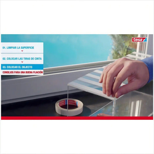 Cinta Doble Faz Ultra Fuerte Tesa (100 Kg/mt) 19mm X 1.5m