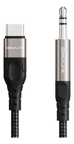 Adaptador Audio Usb-c A Jack 3,5 Mm 1.2m Audio Estéreo