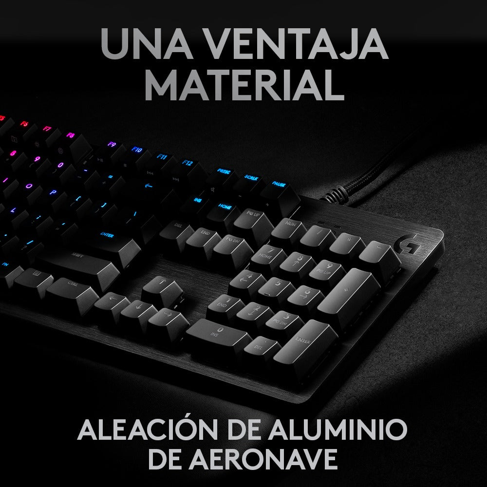 Teclado Gaming Mecánico Rgb Logitech G513 Carbón Español