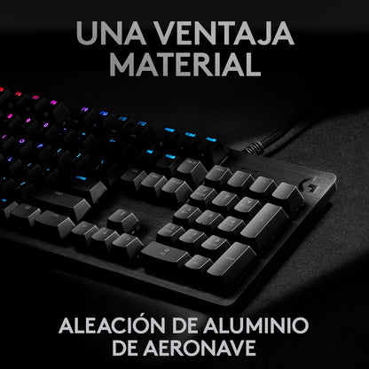 Teclado Gaming Mecánico Rgb Logitech G513 Carbón Español